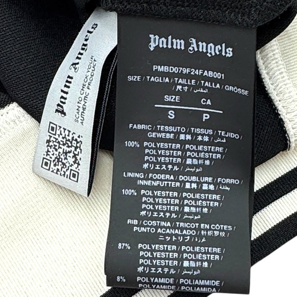 Palm Angels Monogram Colorblock Track Jacket Size Small - Picture 12 of 16